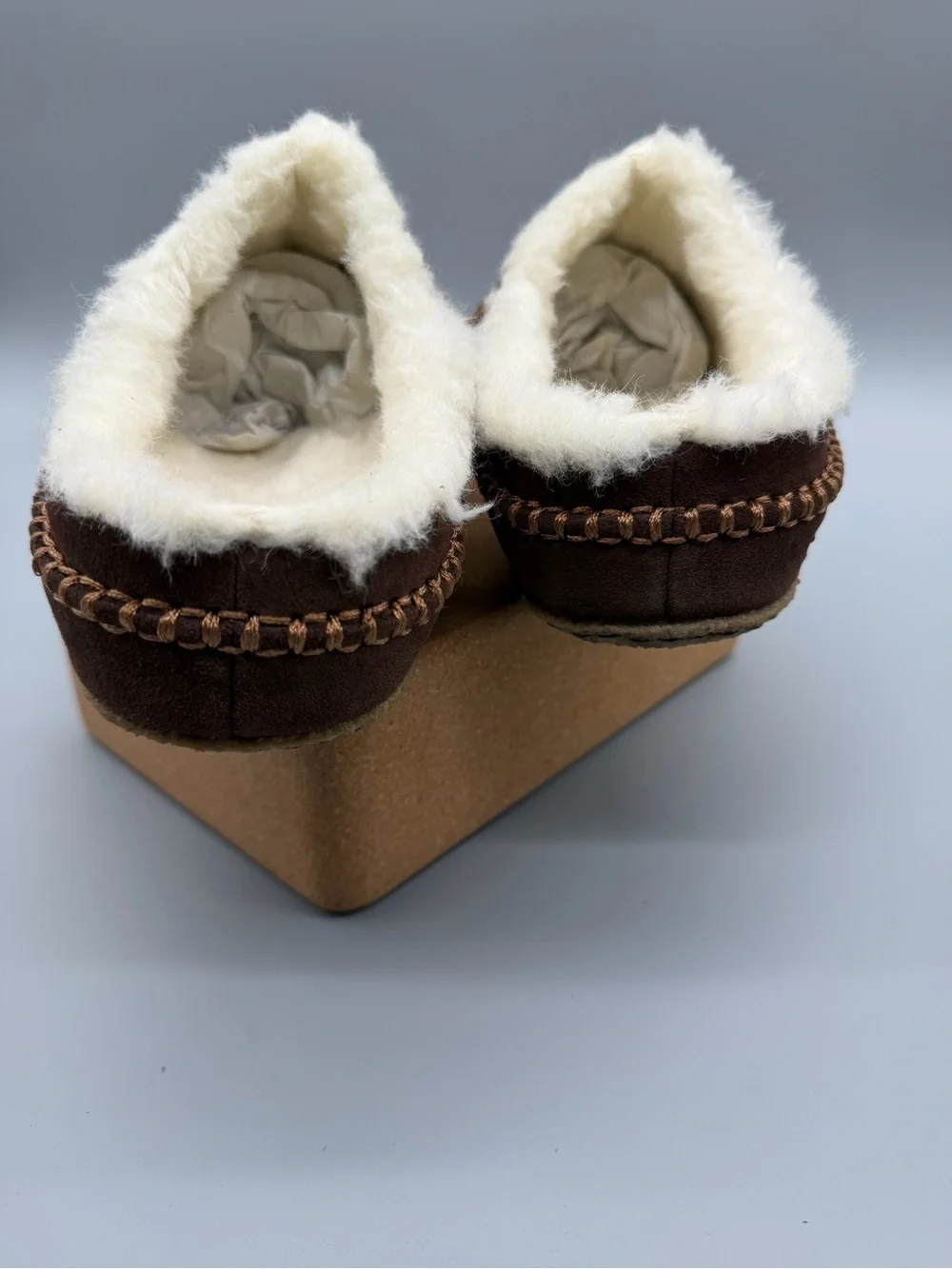 Men’s US 10 Sorel Falcon Ridge II Sherpa Lined Suede Slip On Casual Shoes